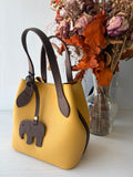 ELLY Mini Tote 20 con Pochette Removibile + Charm Elefantino