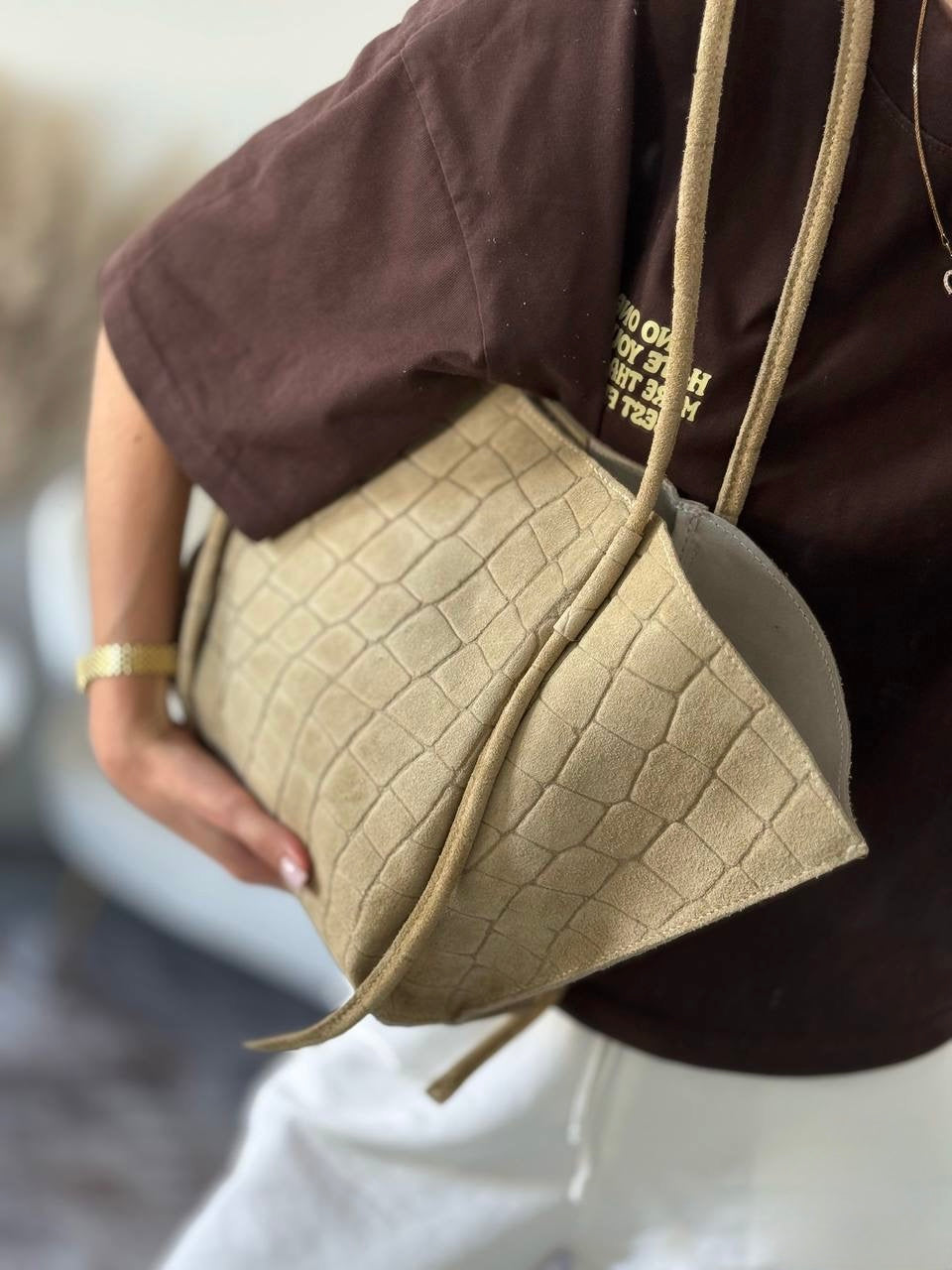 CROCO Shopper + Pochette