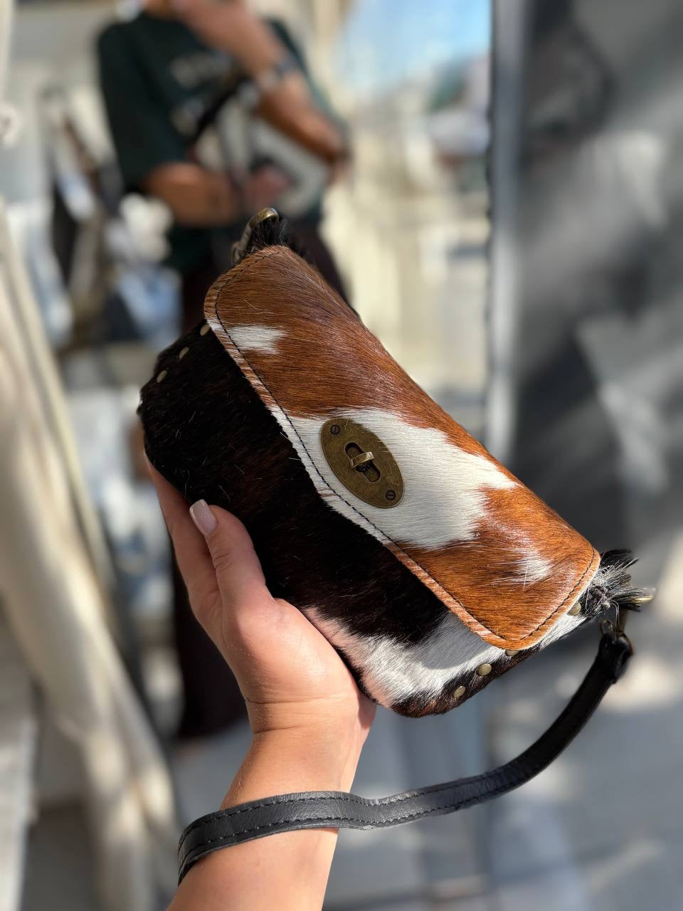 Mini Baguette / Belt Bag Cow 23