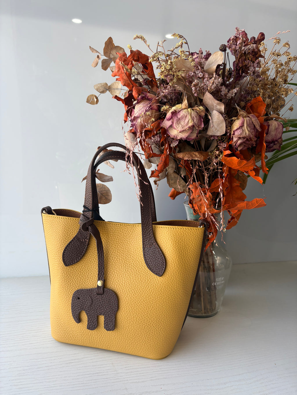 ELLY Mini Tote 20 con Pochette Removibile + Charm Elefantino