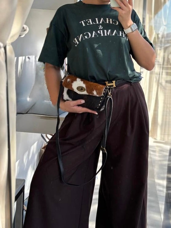 Mini Baguette / Belt Bag Cow 23