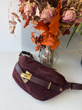 MIA MINI - Banana Bag Camoscio con Cinturino Oro